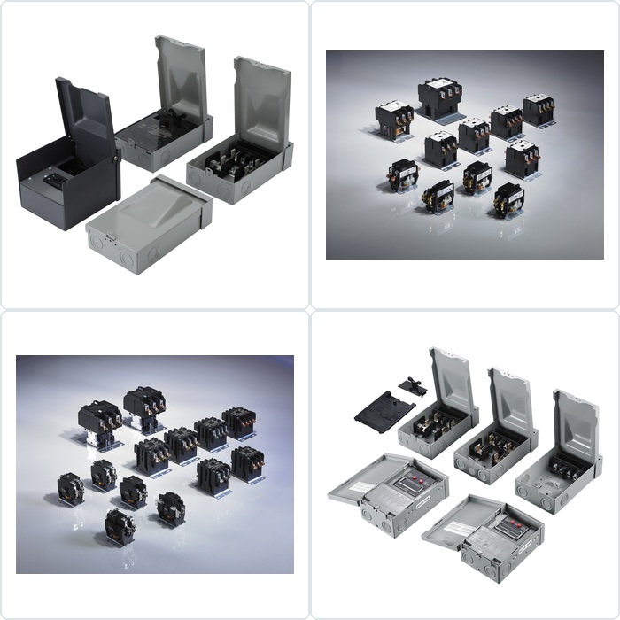 Contactors relays and AC disconnect switches